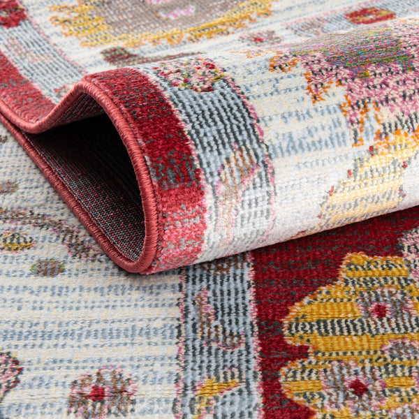 Arcadia Rugs Collection Area Rug - Eden (Red) Rectangle Red  lifestyle 6