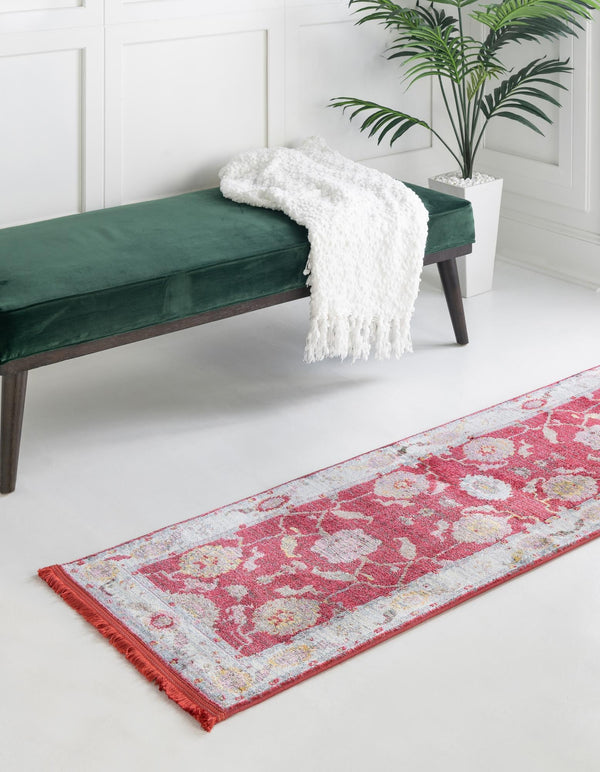 Arcadia Rugs Collection Area Rug - Eden (Red) Runner Red  lifestyle 27