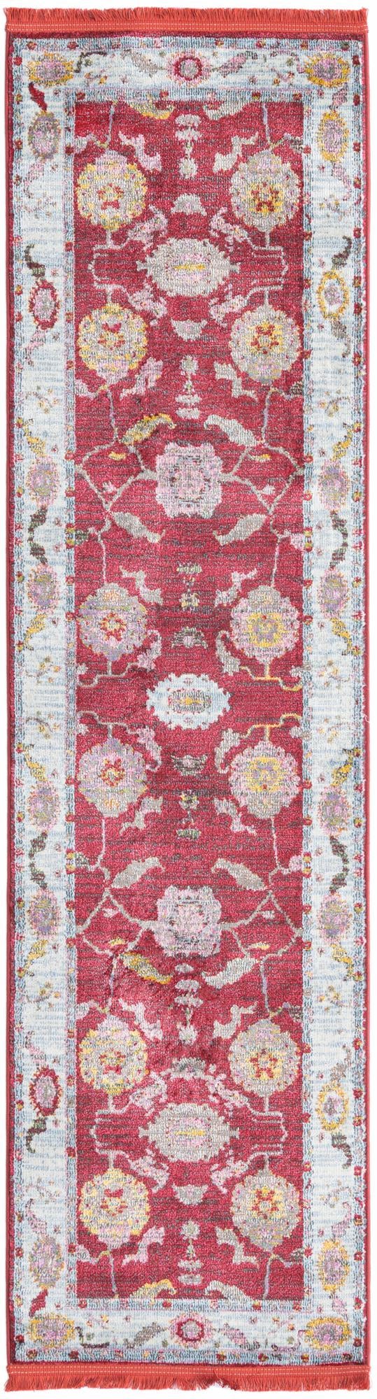 Arcadia Rugs Collection Area Rug - Eden (Red) Runner Red  lifestyle 17