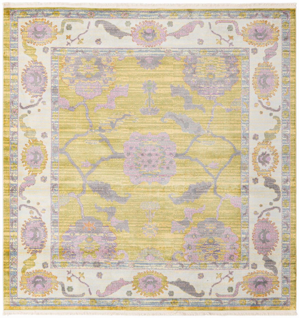 Arcadia Rugs Collection Area Rug - Eden (Green) Square Green  lifestyle 14