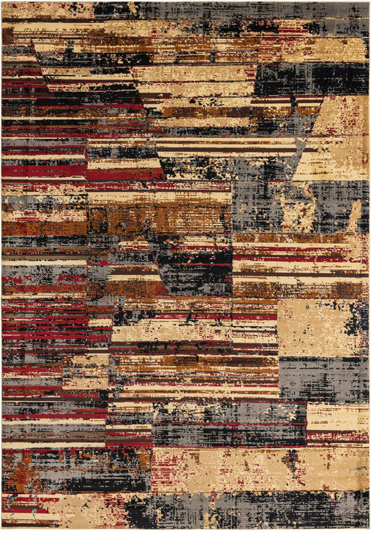 Neptune Elegance Collection Area Rug - Triton Rectangle Multi Main