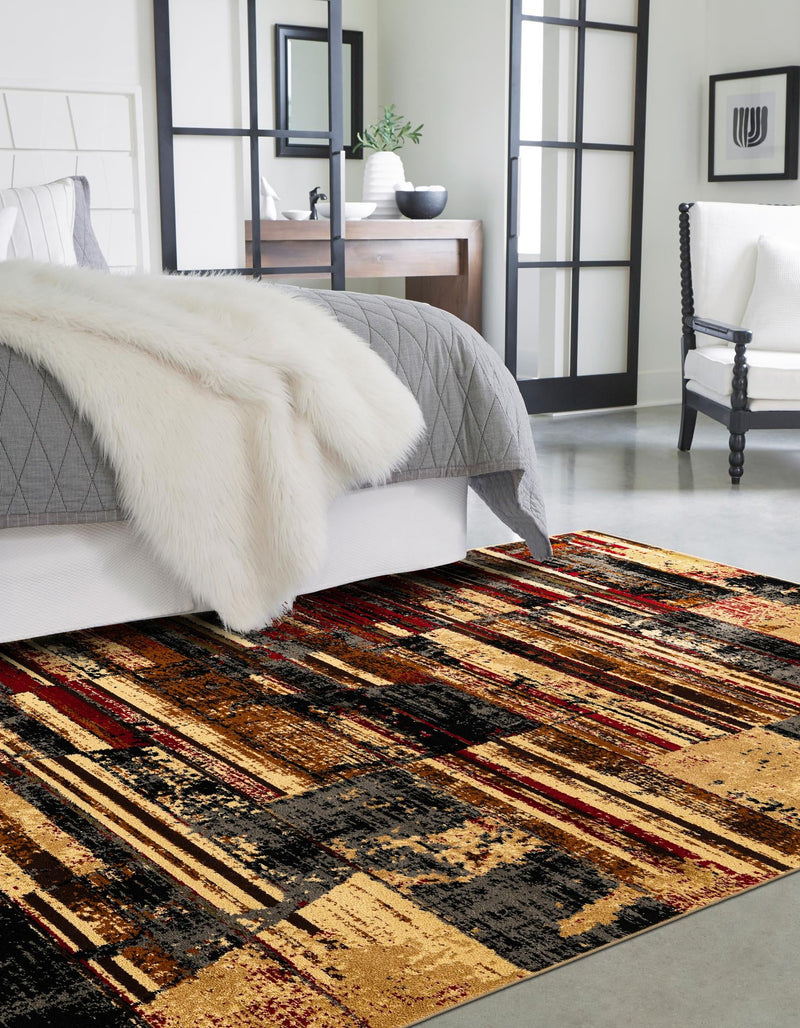 Neptune Elegance Collection Area Rug - Triton Rectangle Multi  lifestyle 3