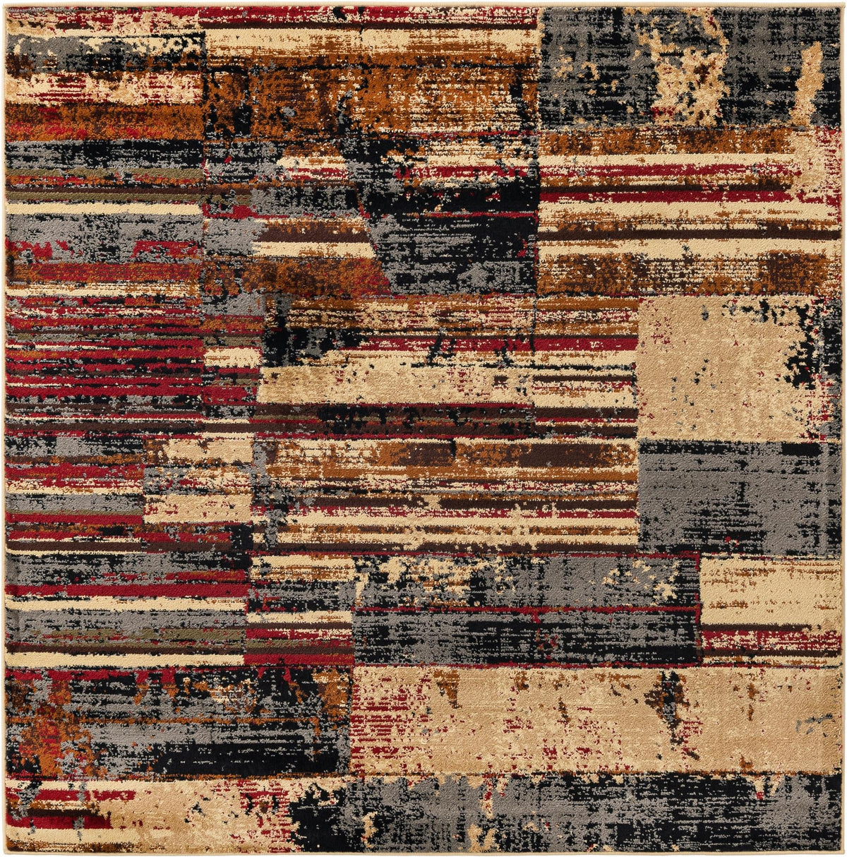 Neptune Elegance Collection Area Rug - Triton Square Multi  lifestyle 14