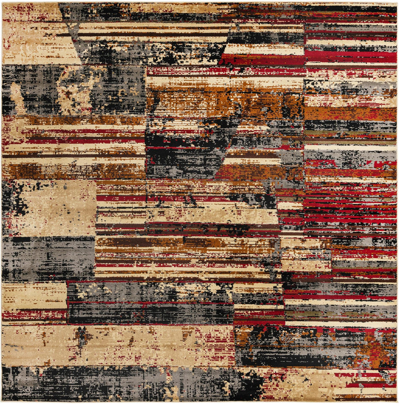 Neptune Elegance Collection Area Rug - Triton Square Multi  lifestyle 34