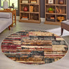 Neptune Elegance Collection Area Rug - Triton Round Multi  lifestyle 67