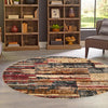 Neptune Elegance Collection Area Rug - Triton Round Multi  lifestyle 70