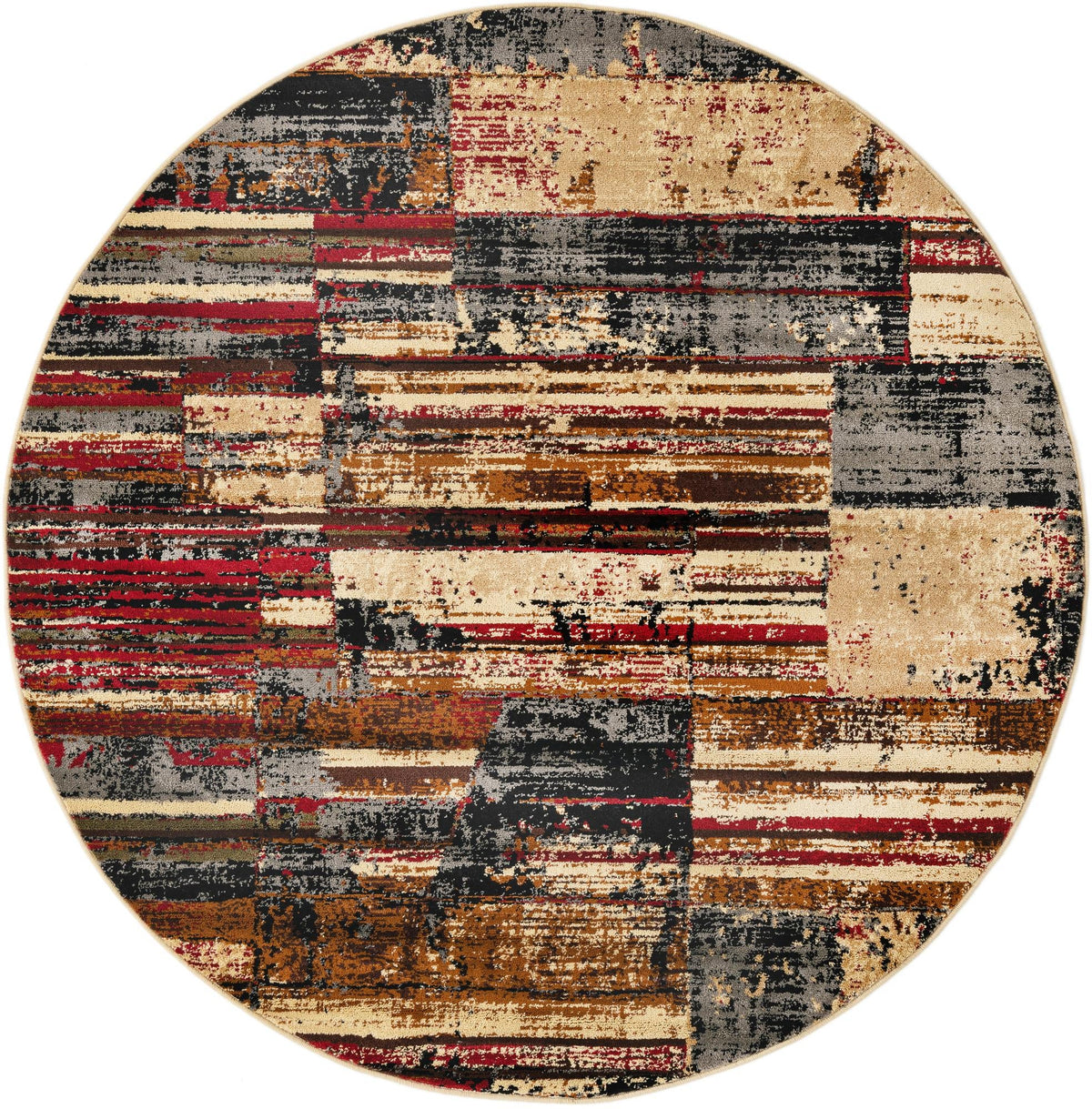 Neptune Elegance Collection Area Rug - Triton Round Multi  lifestyle 15