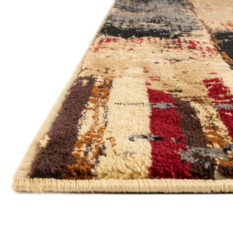 Neptune Elegance Collection Area Rug - Triton Octagon Multi  lifestyle 36