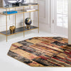 Neptune Elegance Collection Area Rug - Triton Octagon Multi  lifestyle 71