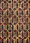 Neptune Elegance Collection Area Rug -  Larissa Rectangle Burgundy  lifestyle 4
