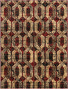 Neptune Elegance Collection Area Rug -  Larissa Rectangle Burgundy  lifestyle 2