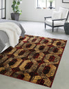Neptune Elegance Collection Area Rug -  Larissa Rectangle Burgundy  lifestyle 5
