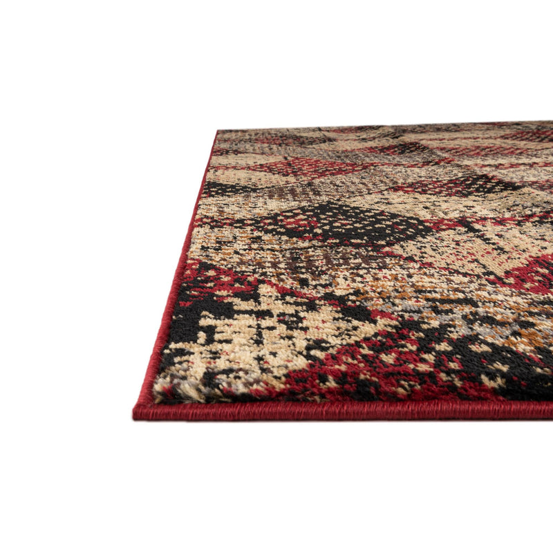Neptune Elegance Collection Area Rug -  Larissa Rectangle Burgundy  lifestyle 25