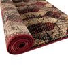 Neptune Elegance Collection Area Rug -  Larissa Rectangle Burgundy  lifestyle 40