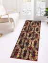 Neptune Elegance Collection Area Rug -  Larissa Runner Burgundy  lifestyle 62