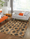 Neptune Elegance Collection Area Rug -  Larissa Rectangle Black Gray  lifestyle 6