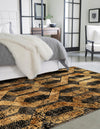 Neptune Elegance Collection Area Rug -  Larissa Rectangle Black Gray  lifestyle 9