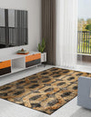 Neptune Elegance Collection Area Rug -  Larissa Rectangle Black Gray  lifestyle 12