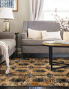 Neptune Elegance Collection Area Rug -  Larissa Rectangle Black Gray  lifestyle 14