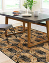 Neptune Elegance Collection Area Rug -  Larissa Rectangle Black Gray  lifestyle 16