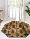 Neptune Elegance Collection Area Rug -  Larissa Octagon Black Gray  lifestyle 63