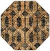 Neptune Elegance Collection Area Rug -  Larissa Octagon Black Gray  lifestyle 56