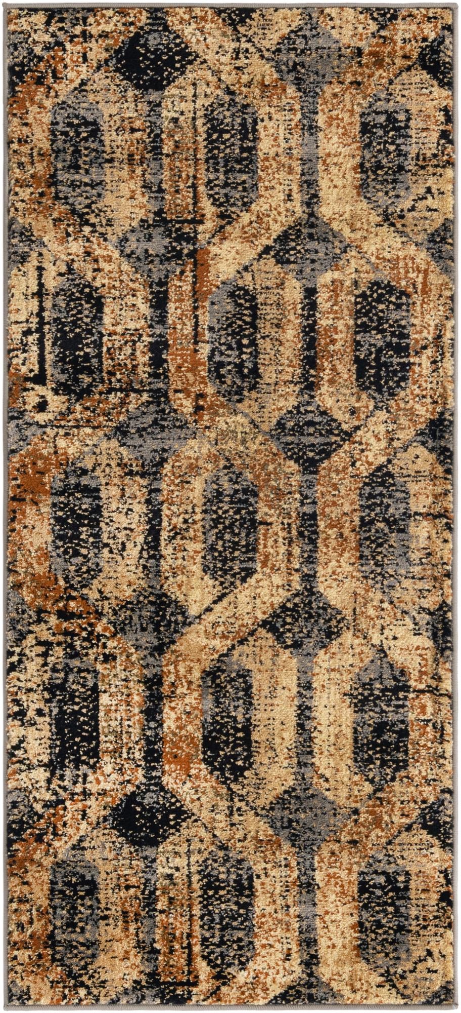 Neptune Elegance Collection Area Rug -  Larissa Runner Black and Gray  lifestyle 53