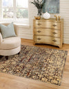 Neptune Elegance Collection Area Rug -  Proteus Square Beige Cream  lifestyle 46