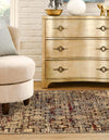 Neptune Elegance Collection Area Rug -  Proteus Square Beige Cream  lifestyle 58