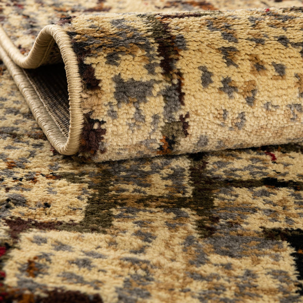 Neptune Elegance Collection Area Rug -  Proteus Round Beige Cream  lifestyle 62