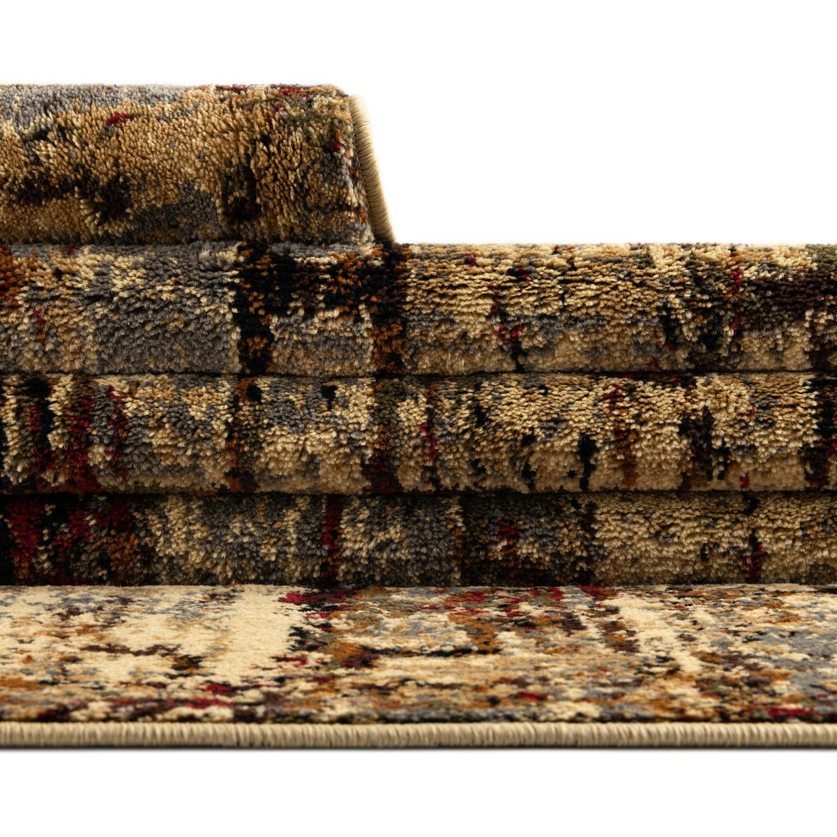 Neptune Elegance Collection Area Rug -  Proteus Round Beige Cream  lifestyle 124