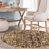 Neptune Elegance Collection Area Rug -  Proteus Round Beige Cream  lifestyle 137