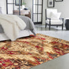 Neptune Elegance Collection Area Rug -  Naiad Rectangle Burgundy Beige  lifestyle 15