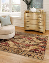 Neptune Elegance Collection Area Rug -  Naiad Square Burgundy Beige  lifestyle 20