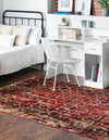 Neptune Elegance Collection Area Rug -  Proteus Rectangle Burgundy  lifestyle 6