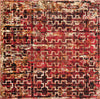 Neptune Elegance Collection Area Rug -  Proteus Square Burgundy  lifestyle 31