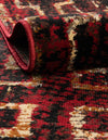 Neptune Elegance Collection Area Rug -  Proteus Round Burgundy  lifestyle 68