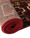 Neptune Elegance Collection Area Rug -  Proteus Round Burgundy  lifestyle 91