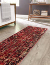 Neptune Elegance Collection Area Rug -  Proteus Runner Burgundy  lifestyle 46