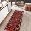 Neptune Elegance Collection Area Rug -  Proteus Runner Burgundy  lifestyle 130