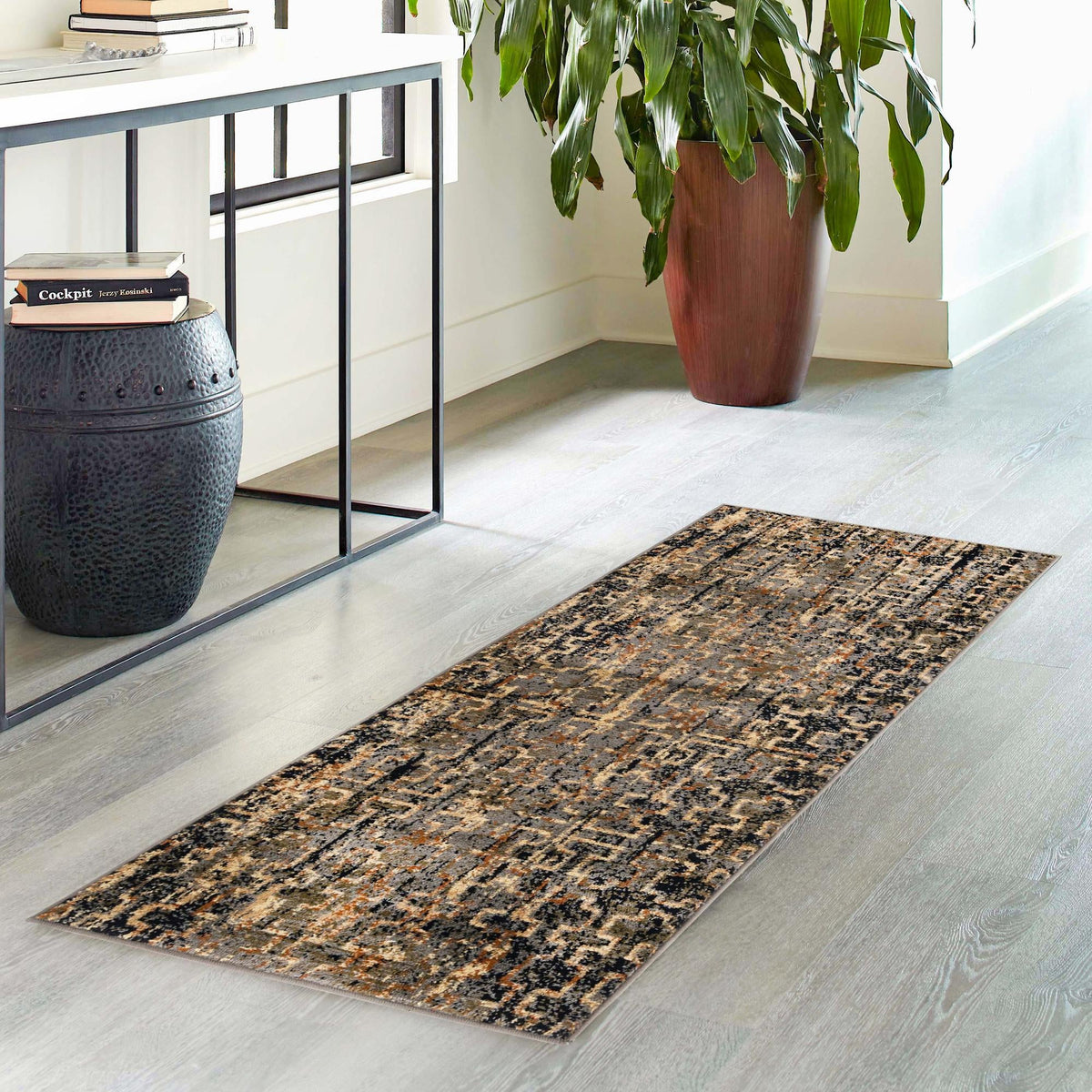 Neptune Elegance Collection Area Rug -  Proteus Runner Blue  lifestyle 134