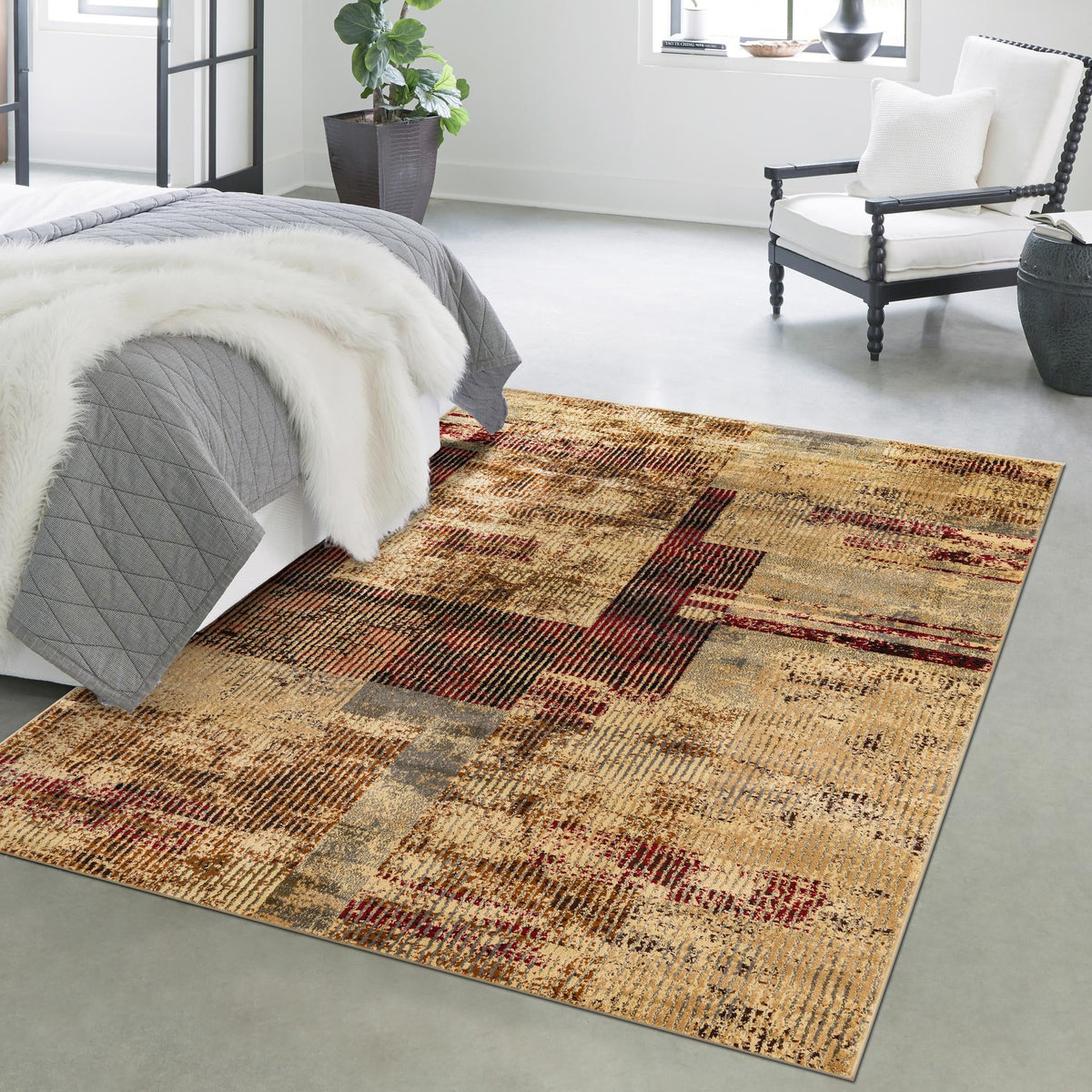 Neptune Elegance Collection Area Rug -  Despina Rectangle Multi  lifestyle 14