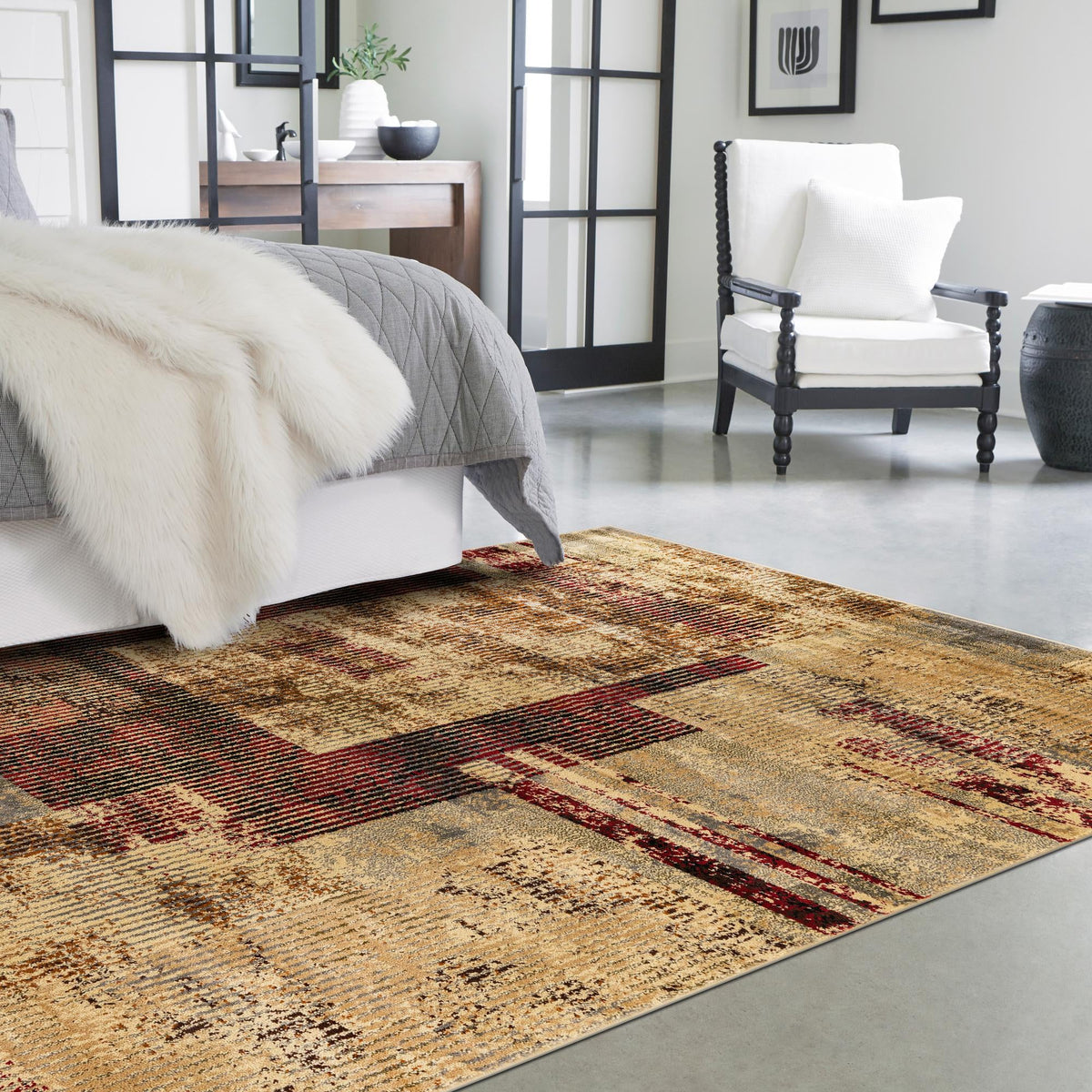 Neptune Elegance Collection Area Rug -  Despina Rectangle Multi  lifestyle 15