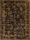 Neptune Elegance Collection Area Rug -  Galatea (Black) Rectangle Black  lifestyle 2