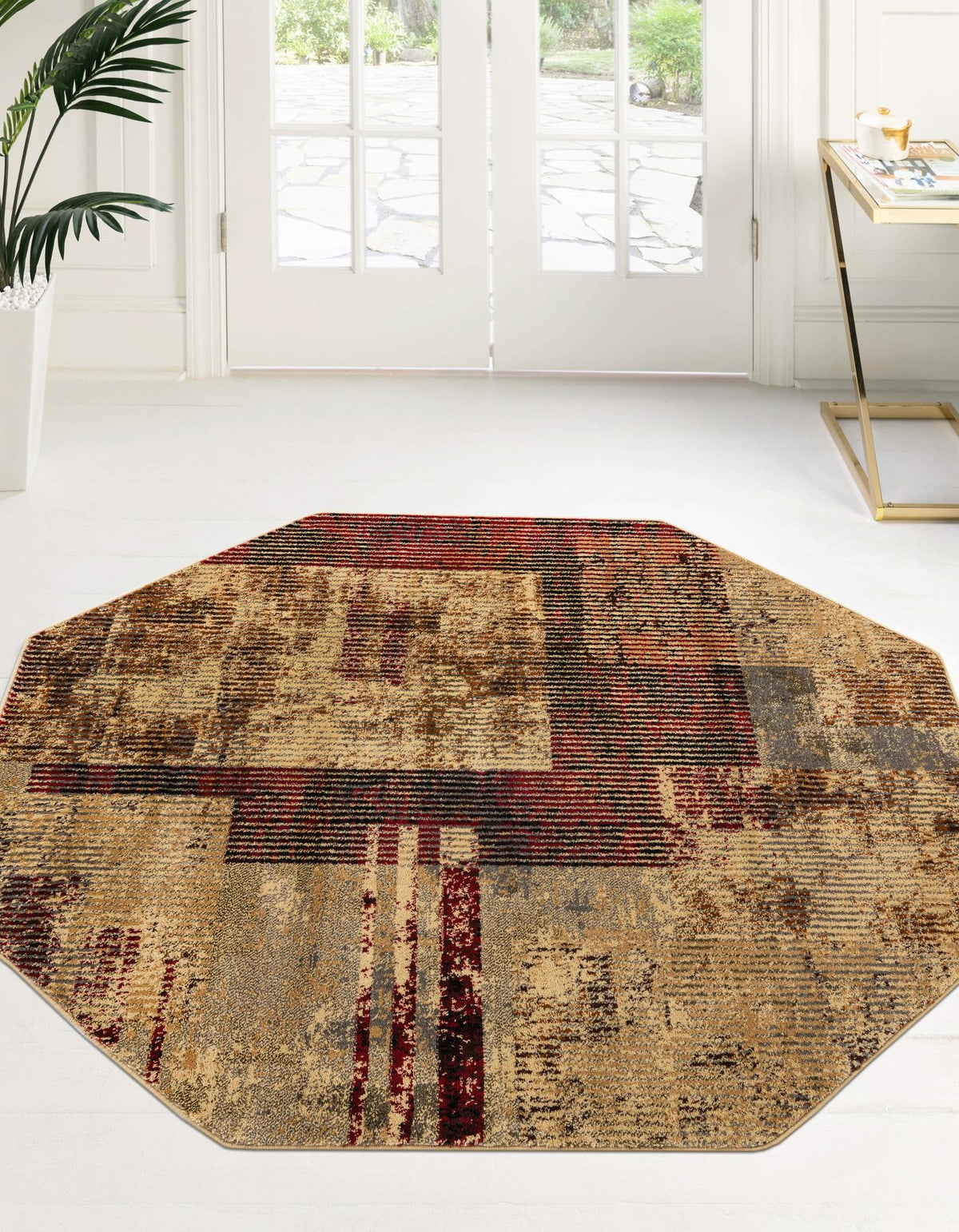 Neptune Elegance Collection Area Rug -  Despina Octagon Multi  lifestyle 26