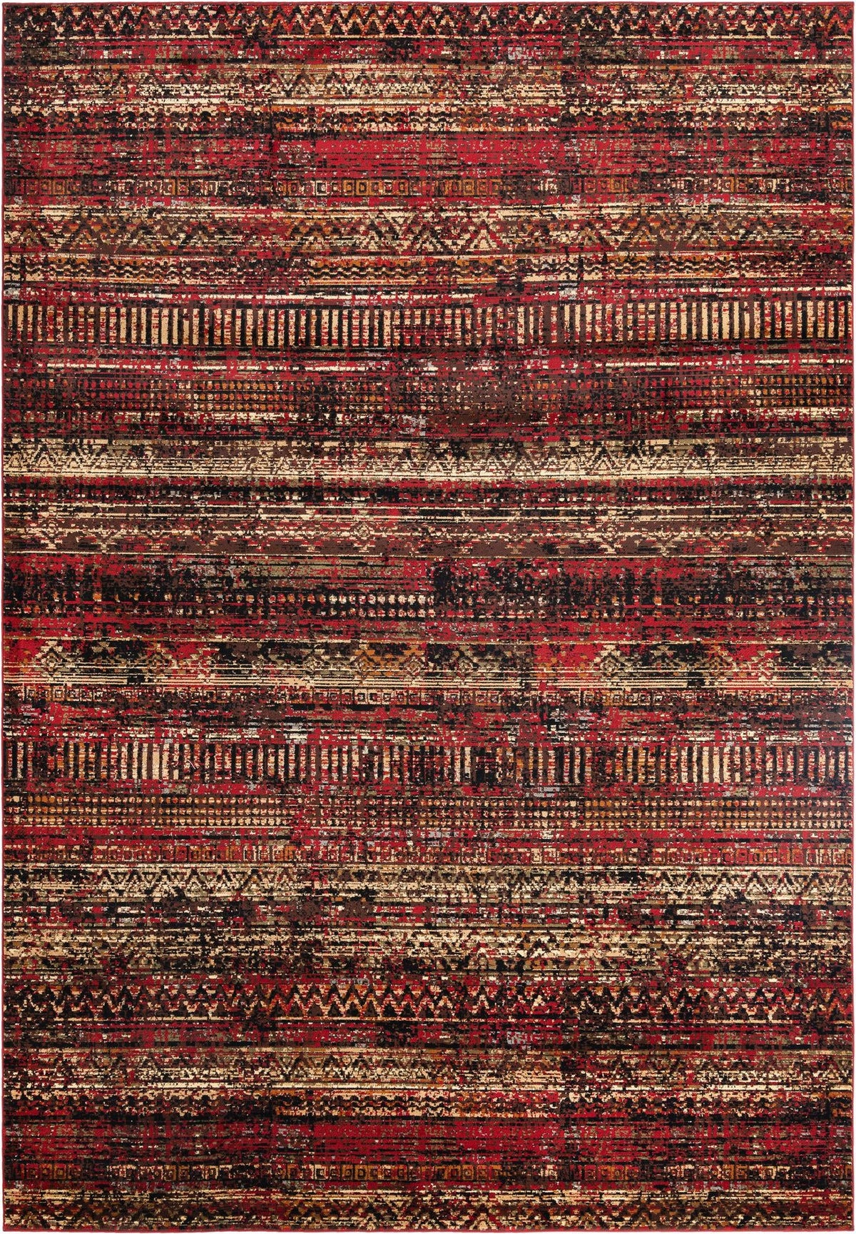 Neptune Elegance Collection Area Rug -  Nereid Rectangle Burgundy  lifestyle 4