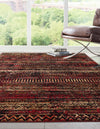 Neptune Elegance Collection Area Rug -  Nereid Rectangle Burgundy  lifestyle 9