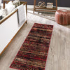 Neptune Elegance Collection Area Rug -  Nereid Runner Burgundy  lifestyle 193