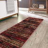 Neptune Elegance Collection Area Rug -  Nereid Runner Burgundy  lifestyle 200