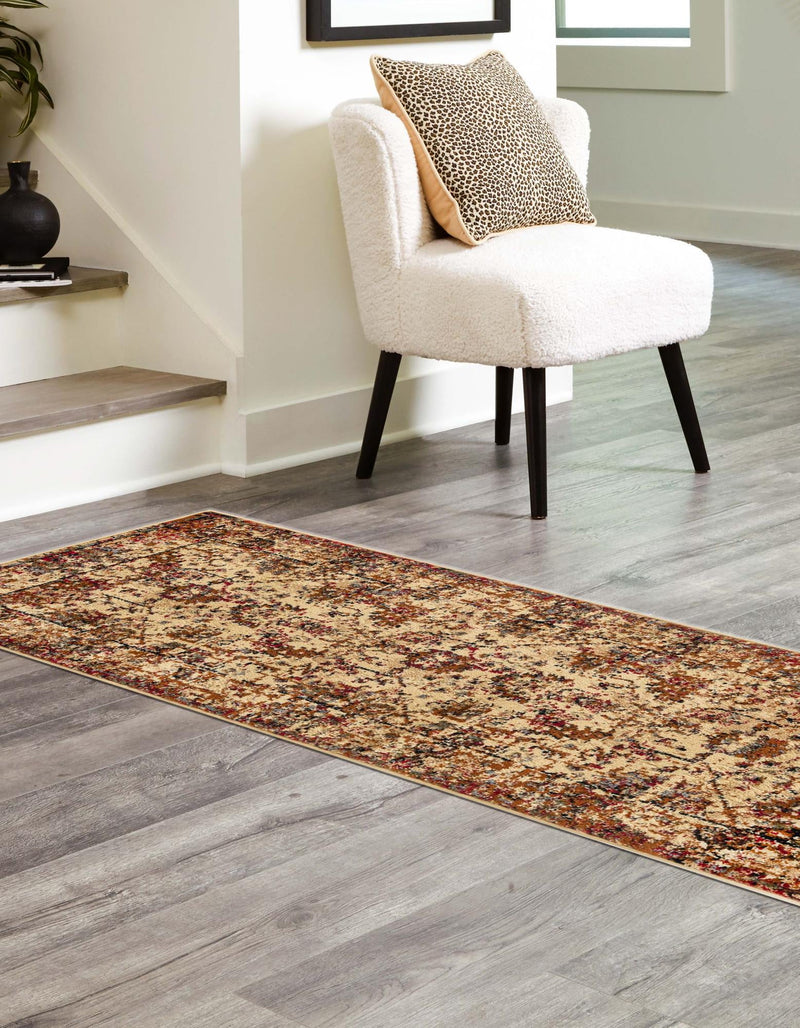 Neptune Elegance Collection Area Rug -  Galatea (Beige Cream) Runner Beige Cream  lifestyle 22